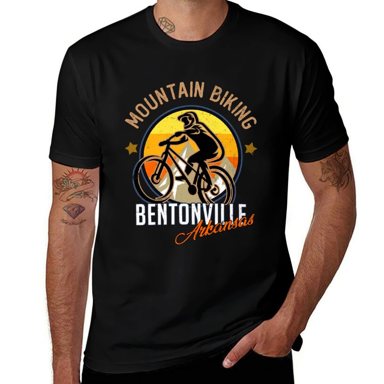 Mountain Biking Arkansas - bentonville arkansas mountain biking T-Shirt Halloween