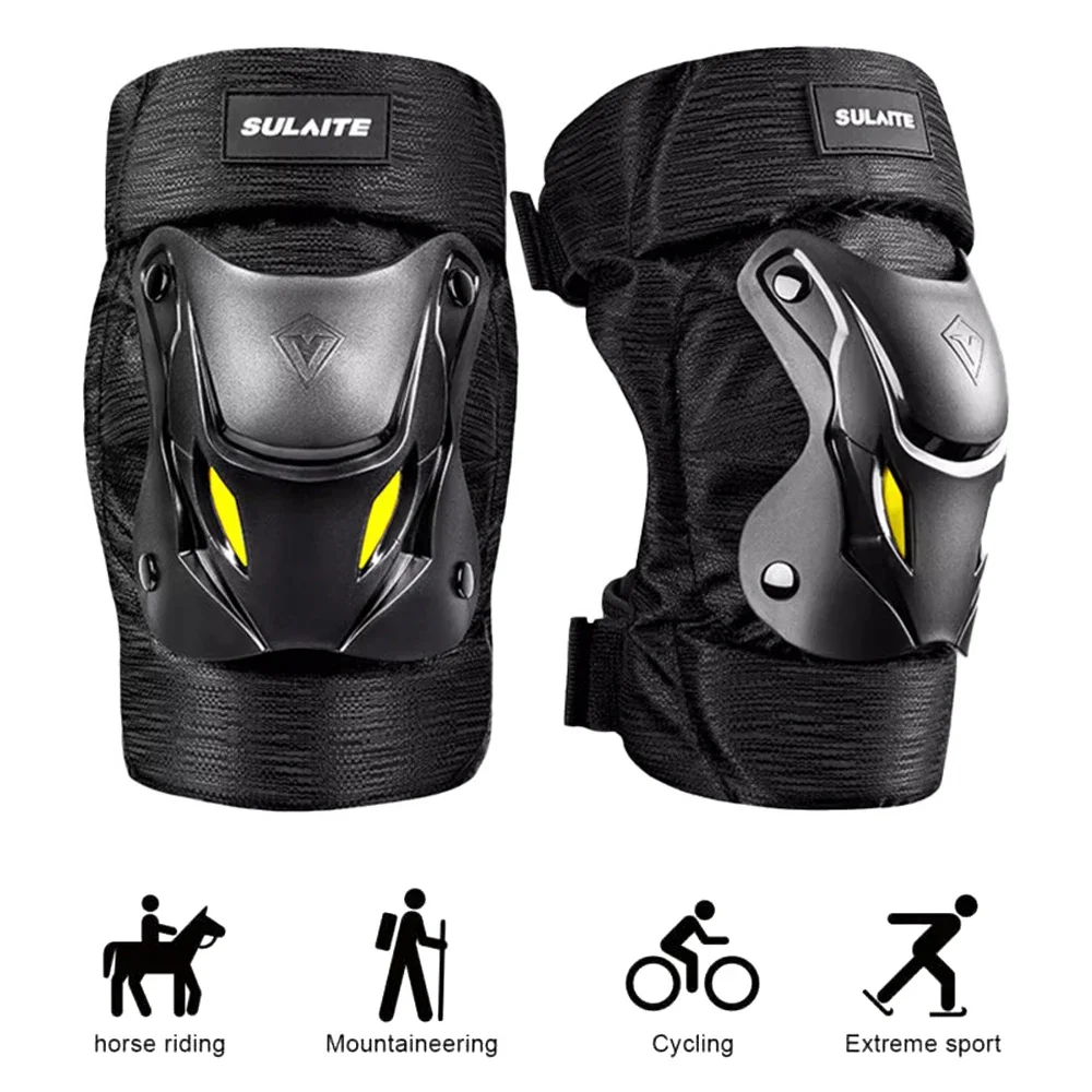 Mountain Biking Knee Pads - 1Pair Electric Bike Motorcycle Motocross Racing