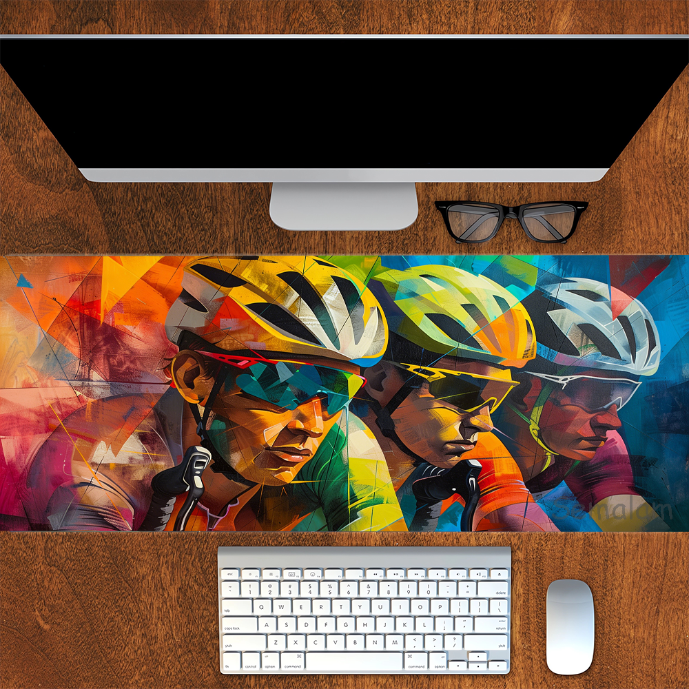 Mountain Biking Game - 1pc Bike Racing Gaming Mouse Pad