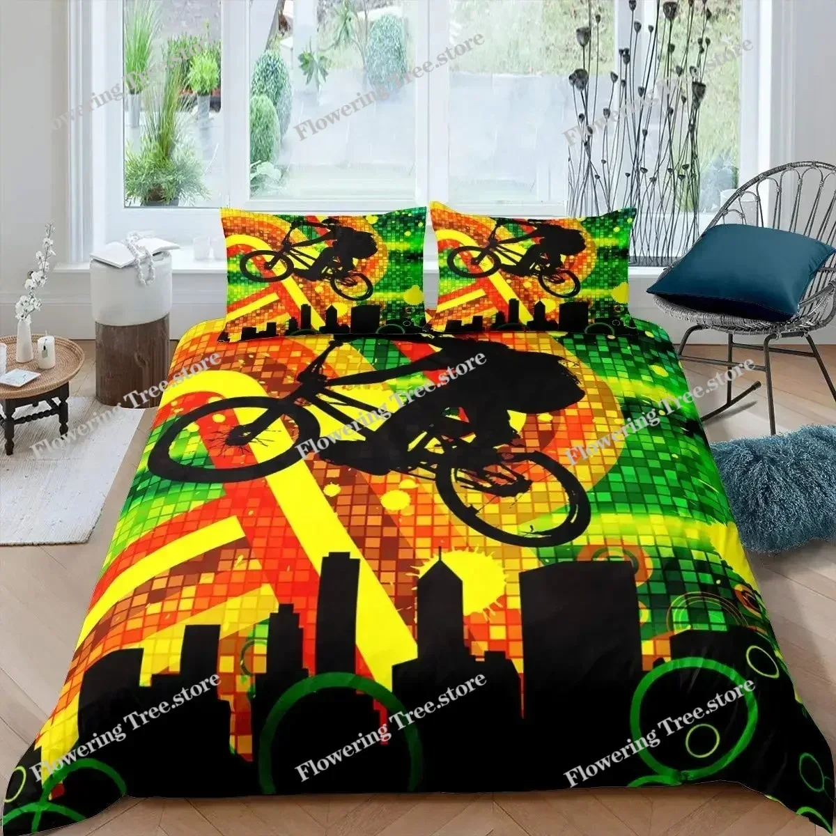 Bicycle Duvet Cover Set Microf – Mountain Biking Game Bewertung und Preis