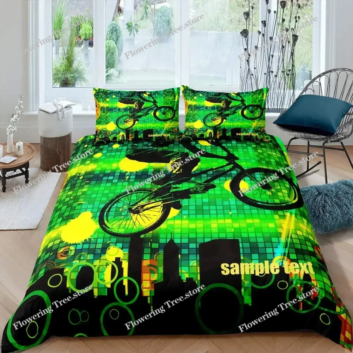 Bicycle Duvet Cover Set Microf – Mountain Biking Game Bewertung und Preis