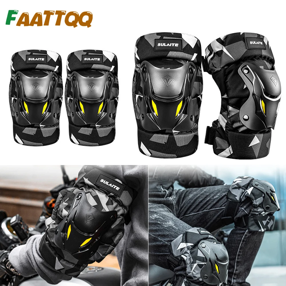 FAATTQQ 1Pair Motorcycle Elect – Mountain Biking Knee Pads Bewertung und Preis