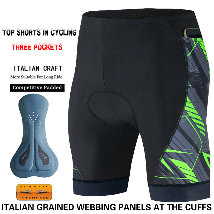 3 Pockets Men's Cycling Shorts – Mountain Biking Outfit Bewertung und Preis