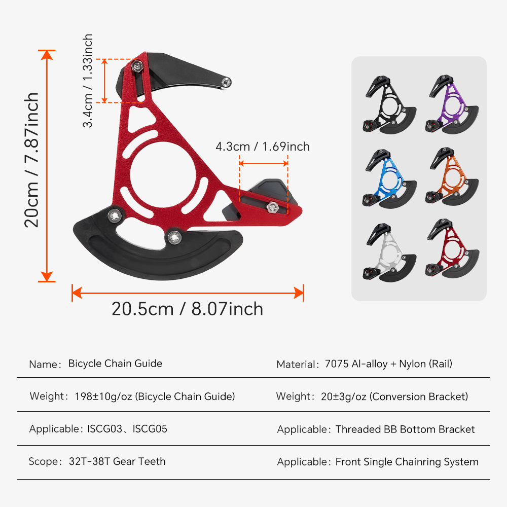 TOSEEK Chain Guides MTB Bicycl – Chain Guide Iscg Bewertung und Preis