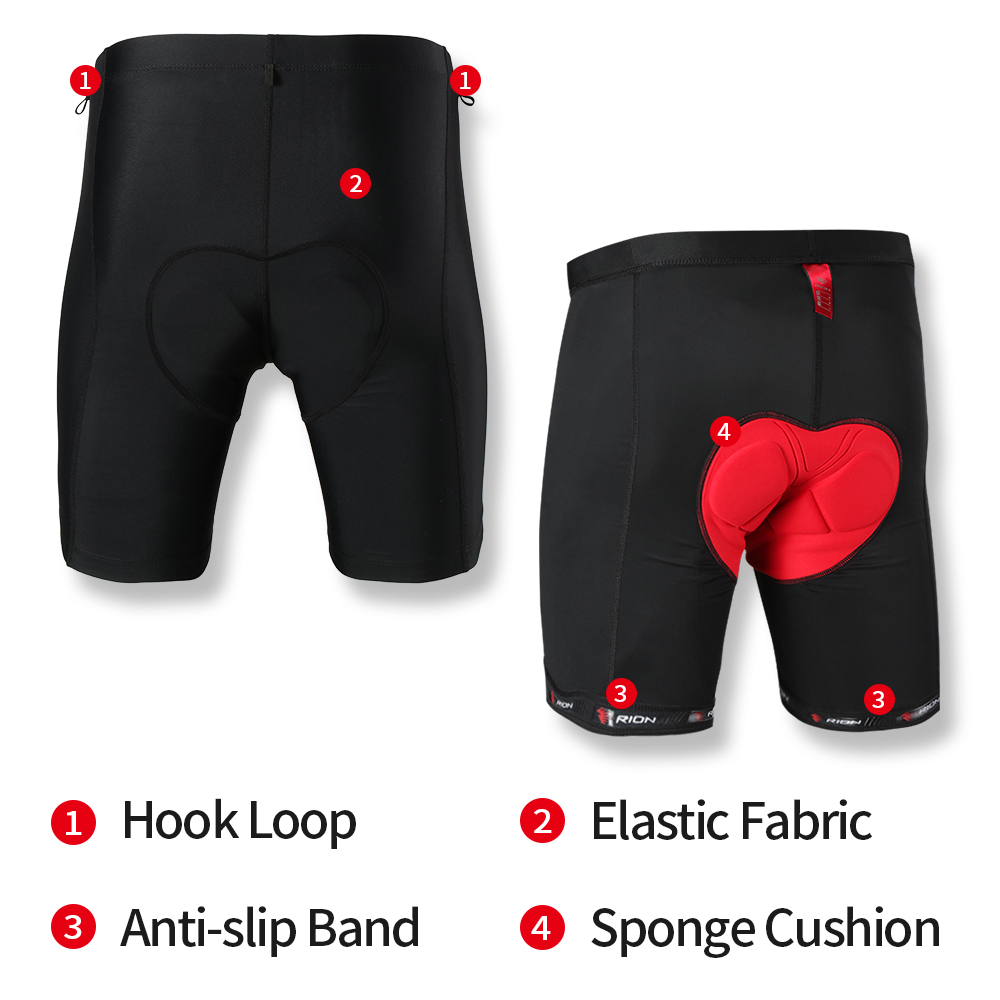 RION Men's Cycling Shorts Deta – Mountain Biking Outfit Bewertung und Preis