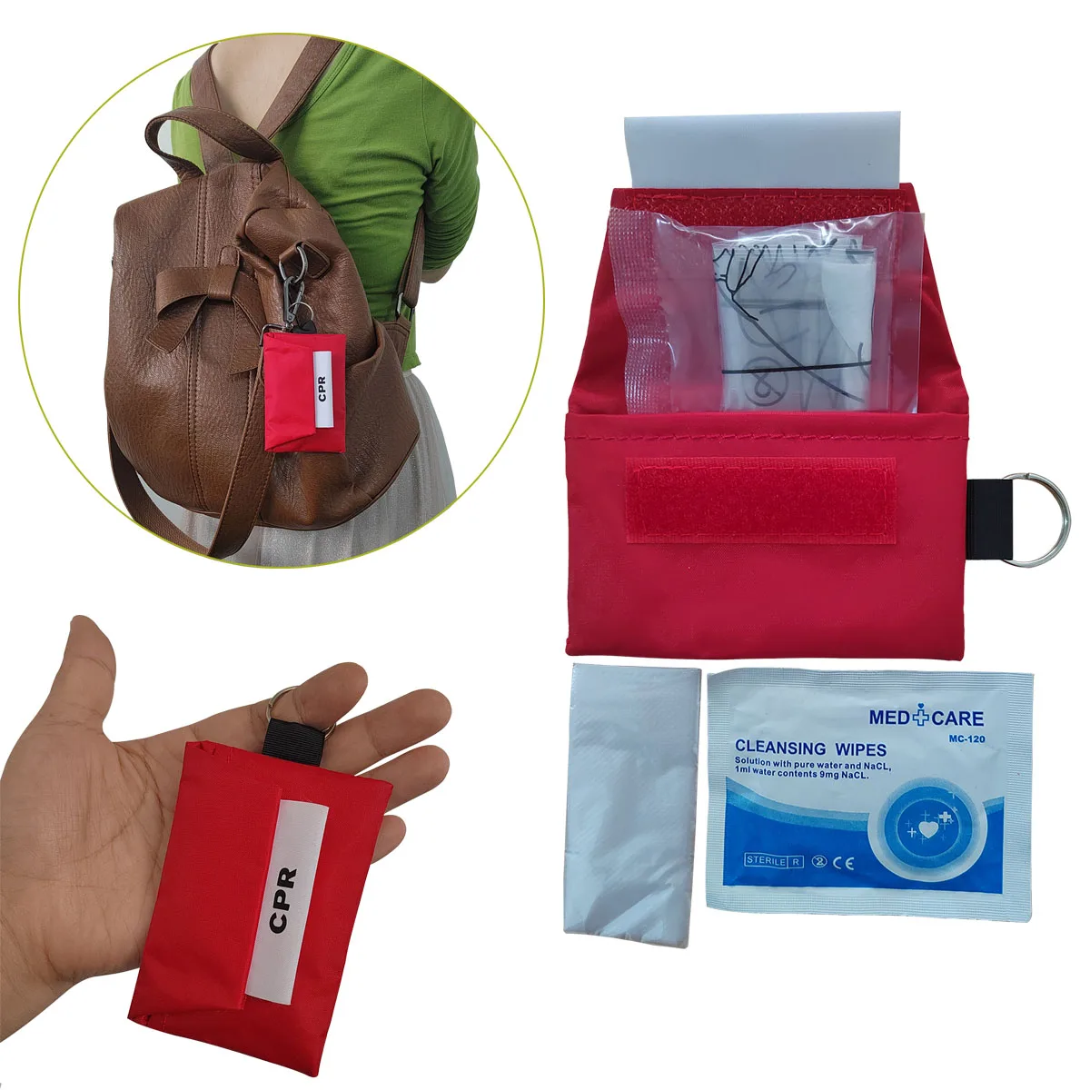 3 pcs CPR Face shield Key Chai – Mountain Biking First Aid Kit Bewertung und Preis