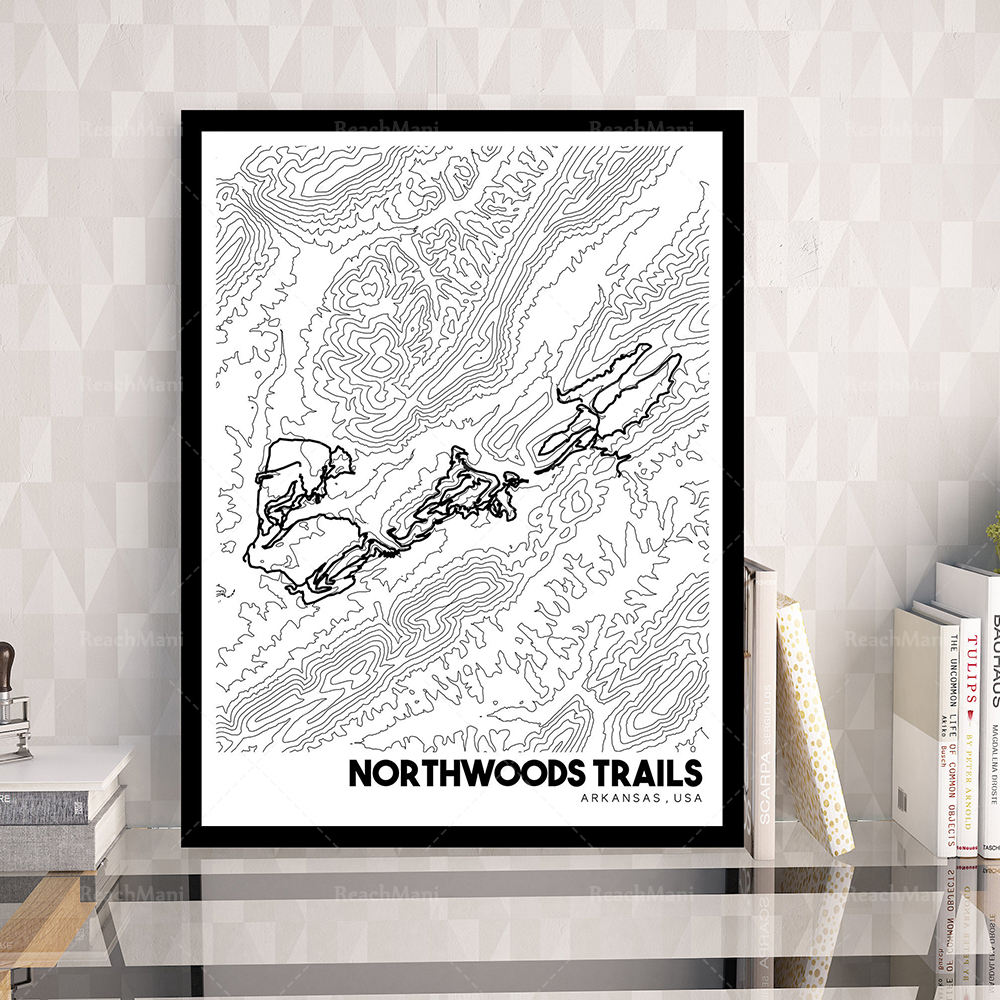 Pinnacle Mountain Trail Topogr – Mountain Biking Arkansas Bewertung und Preis